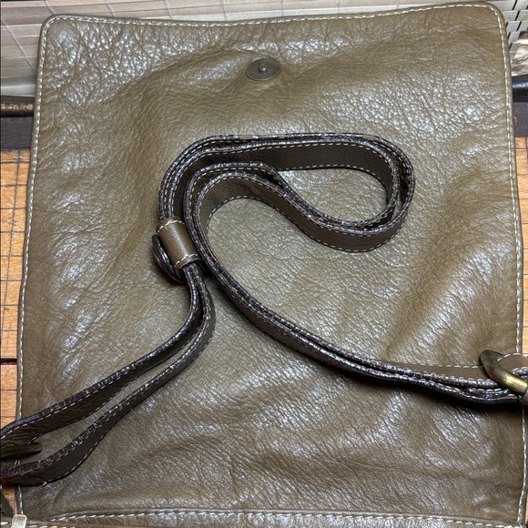 Avorio Italy Leather Crossbody Bag Tan Festival Messenger w Bosca Italian Wallet - Picture 13 of 17